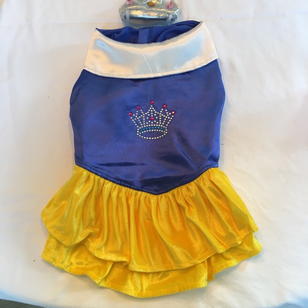 🎃 Blue and Yellow Princess Halloween Dress, NWT